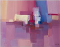 Ap�viestos strukt�ros. 2009 m., 80x100, al. drob�