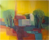 Vakaro sutikimas. 2009 m., 100x80,5